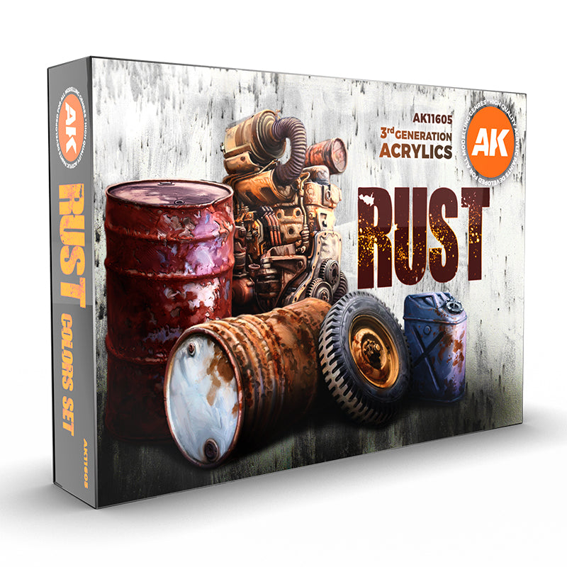 AK Interactive 3G Rust weathering set