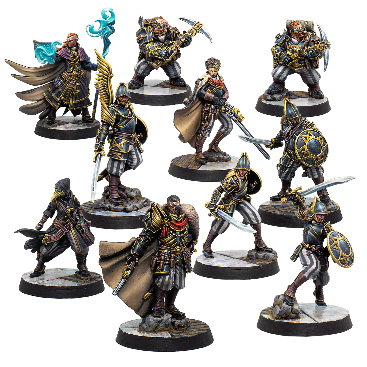 Warcrow Hegemony of Embersig miniatures