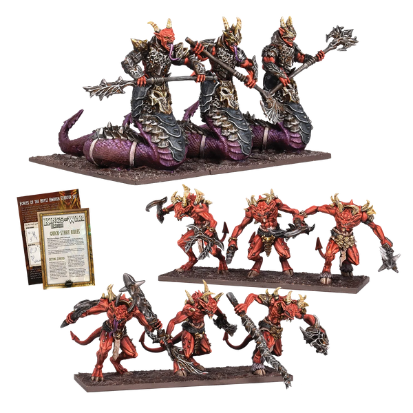 Kings of War Forces of the Abyss Ambush starter set