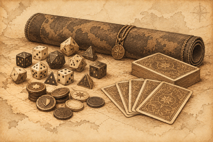 Dice, Tokens & Mats