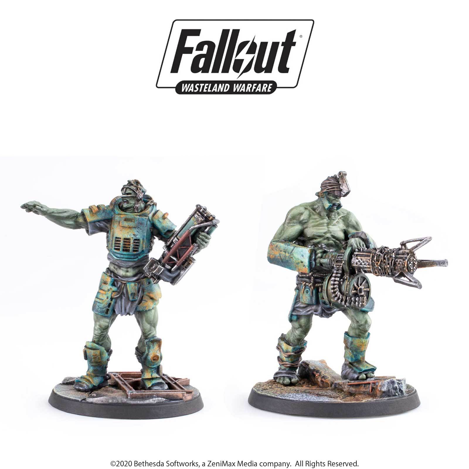 Fallout: Wasteland Warfare - Super Mutants Overlord and Fist