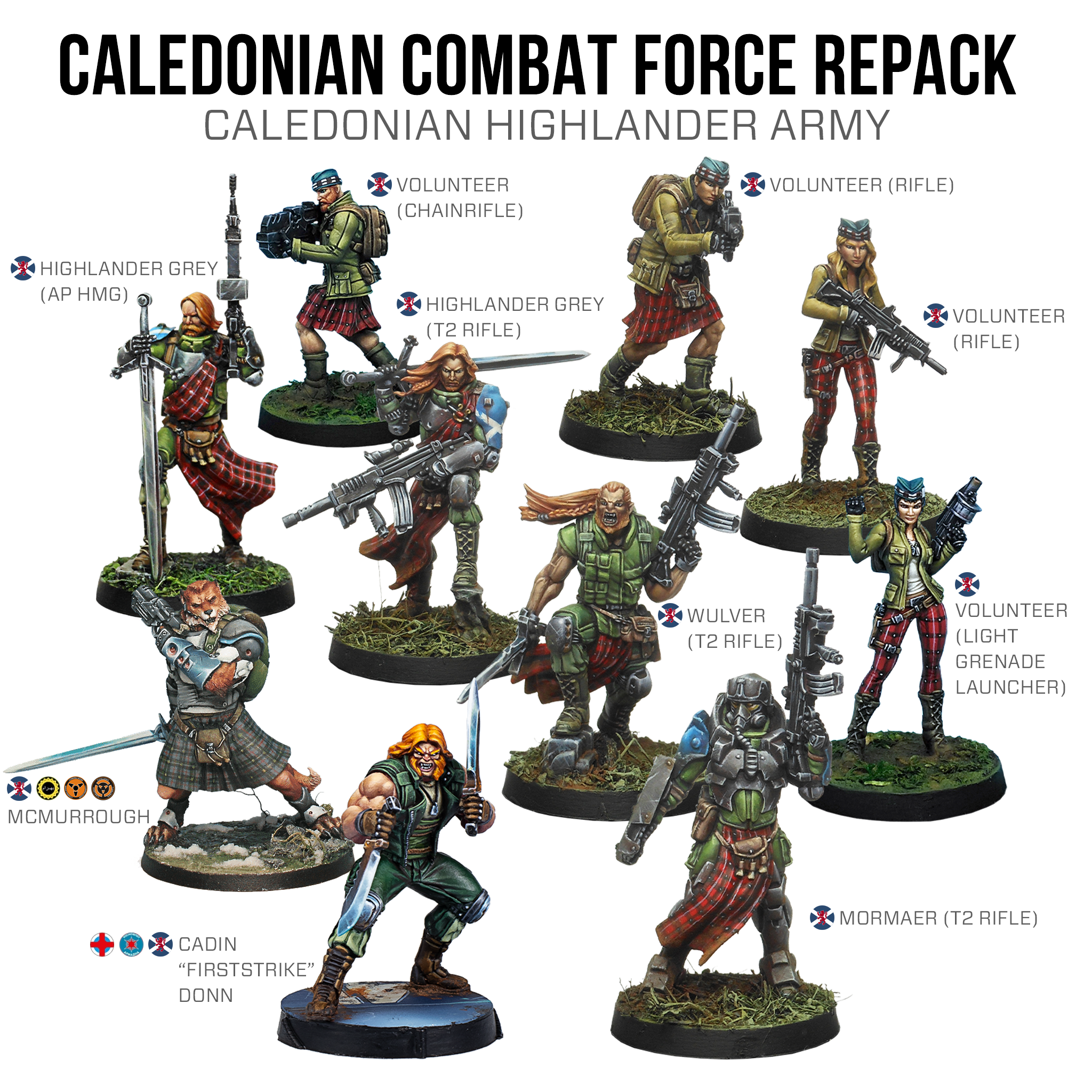 Infinity Caledonian Combat Force Repack Alpha official render