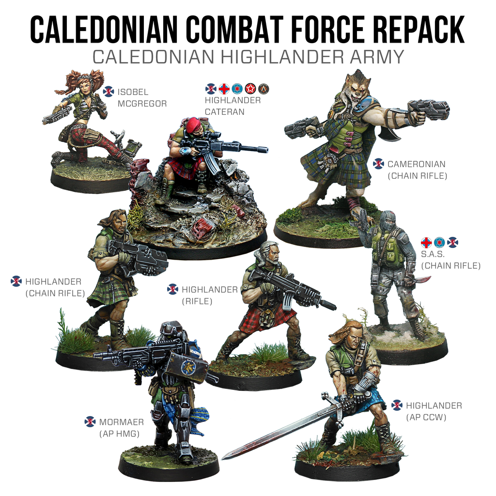 Infinity Caledonian Combat Force Repack Beta official render