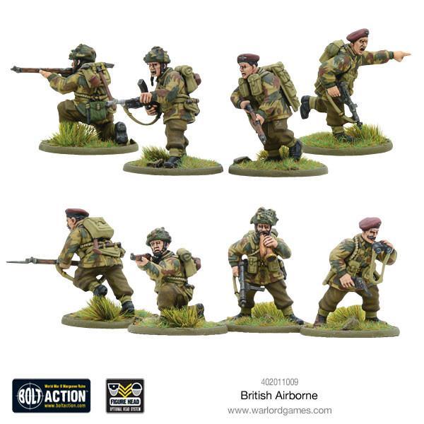 Bolt Action: British Airborne WWII Allied Paratroopers (Plastic)