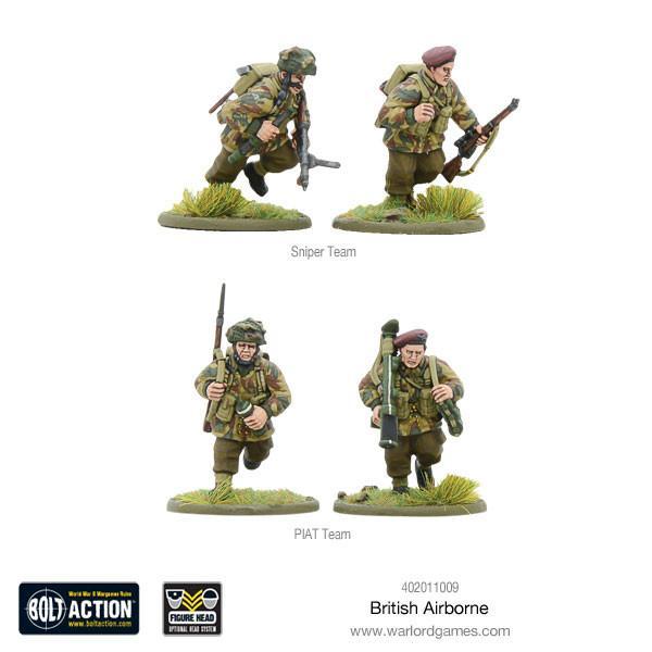 Bolt Action: British Airborne WWII Allied Paratroopers (Plastic)