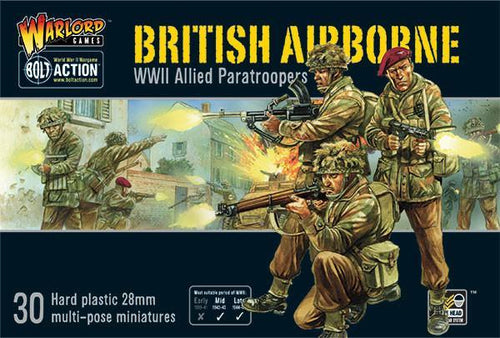 Bolt Action: British Airborne WWII Allied Paratroopers (Plastic)