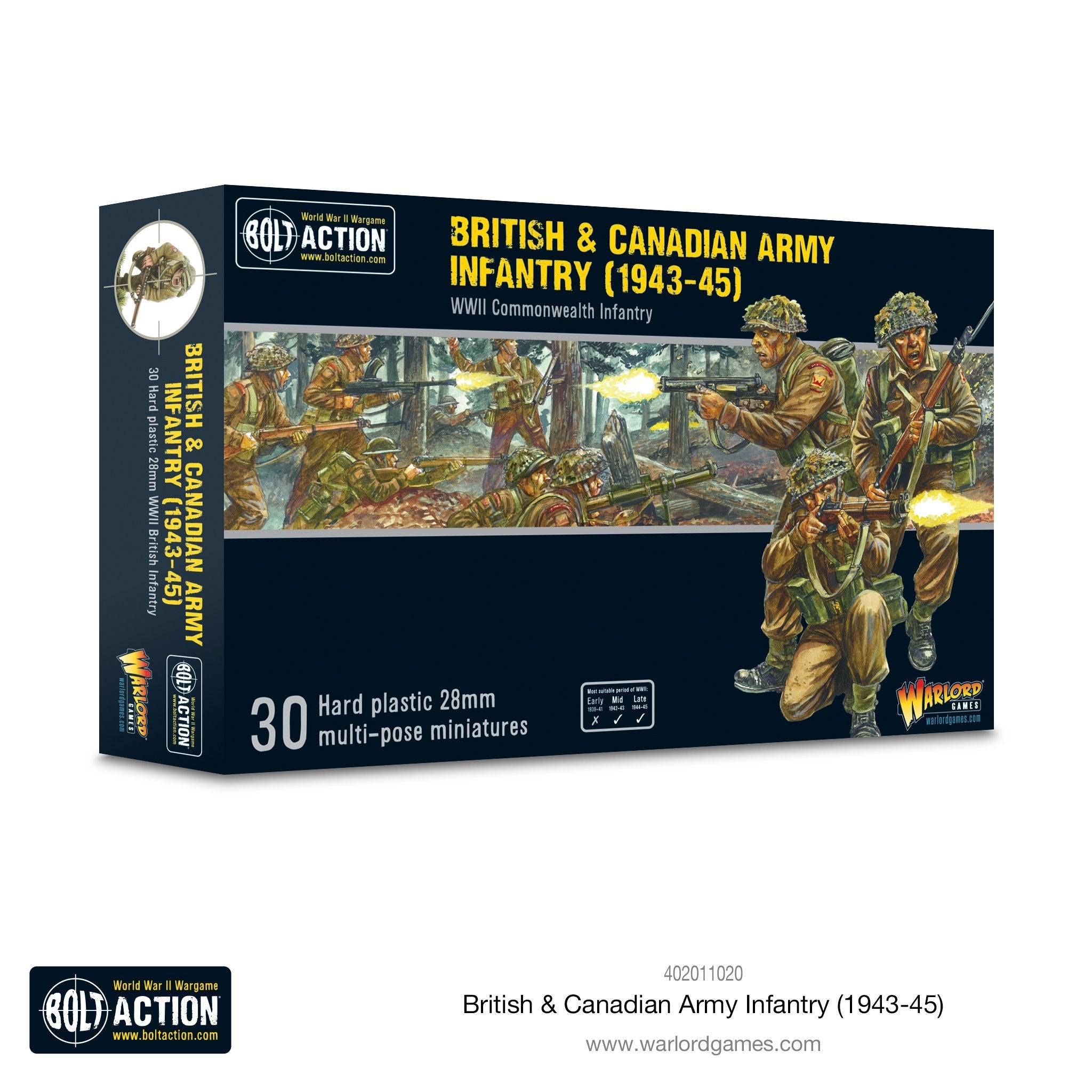 Bolt Action: British & Canadian Infantry (1943-45) (Plastic)