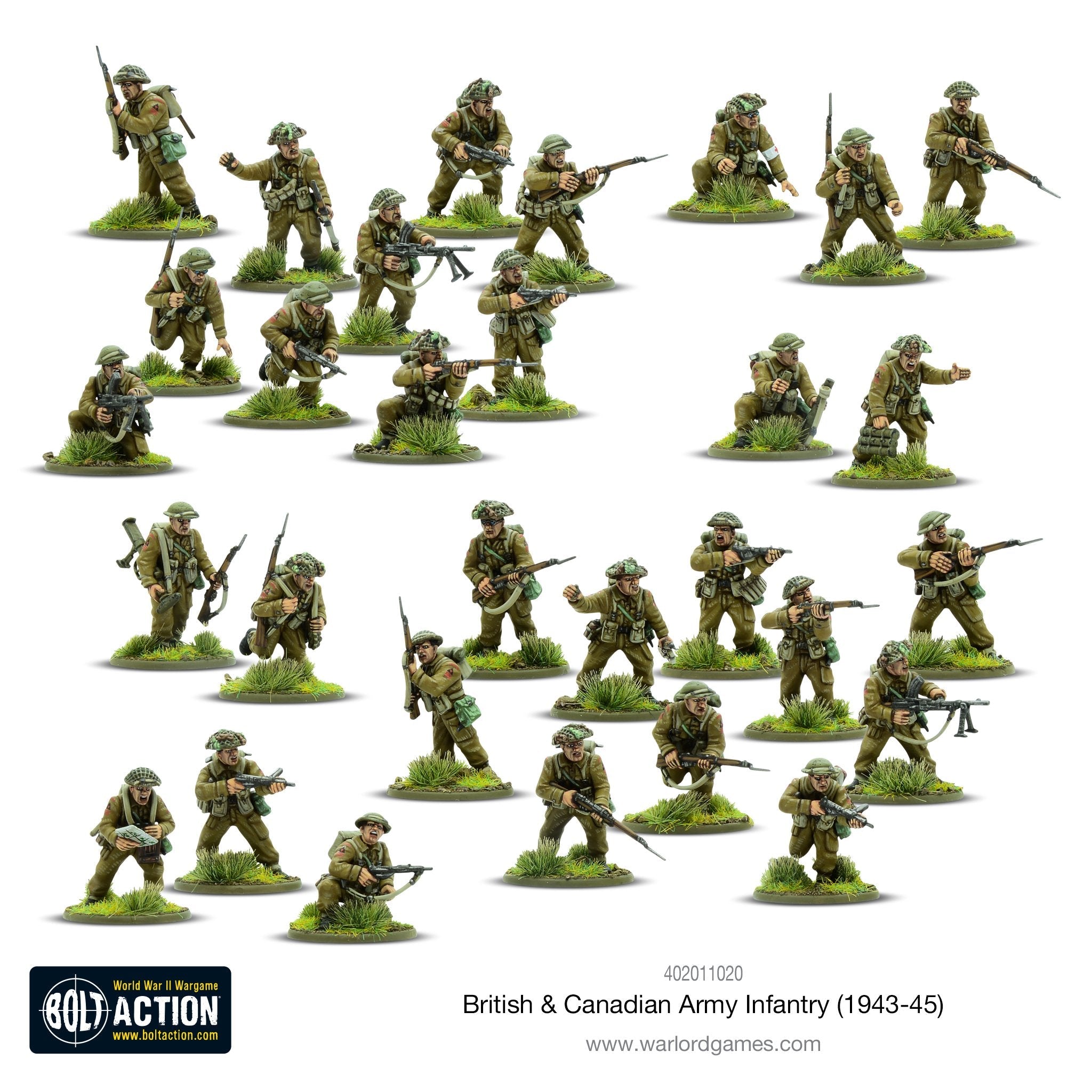 Bolt Action: British & Canadian Infantry (1943-45) (Plastic)