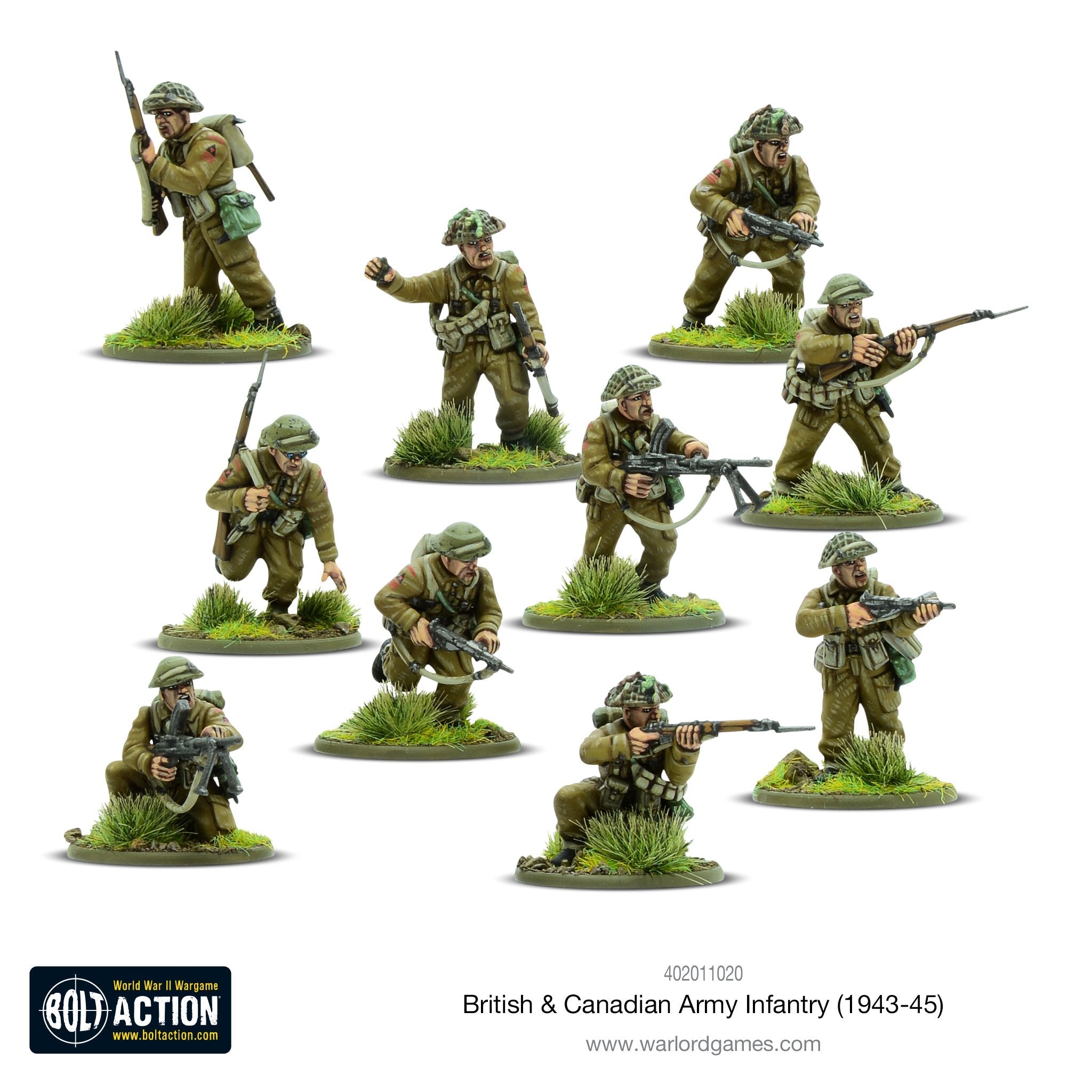Bolt Action: British & Canadian Infantry (1943-45) (Plastic)