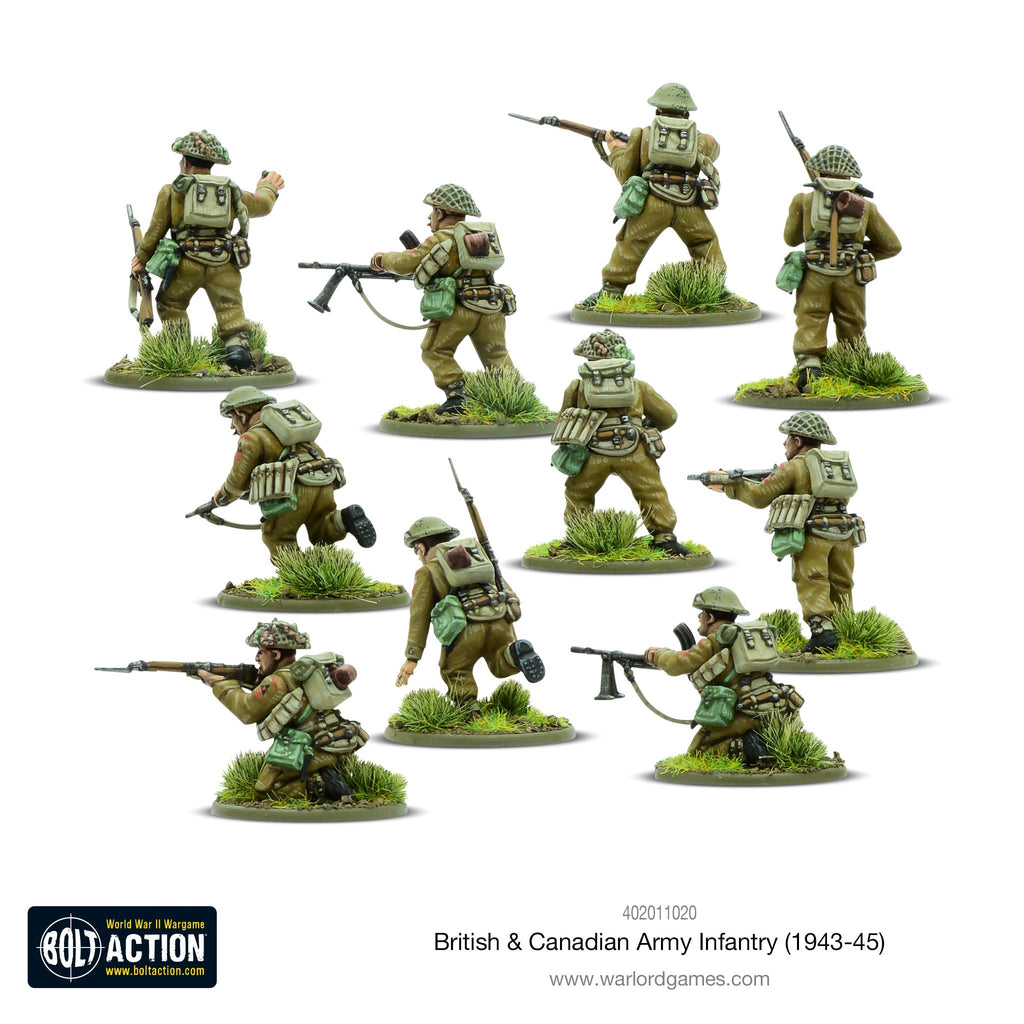 Bolt Action: British & Canadian Infantry (1943-45) (Plastic)