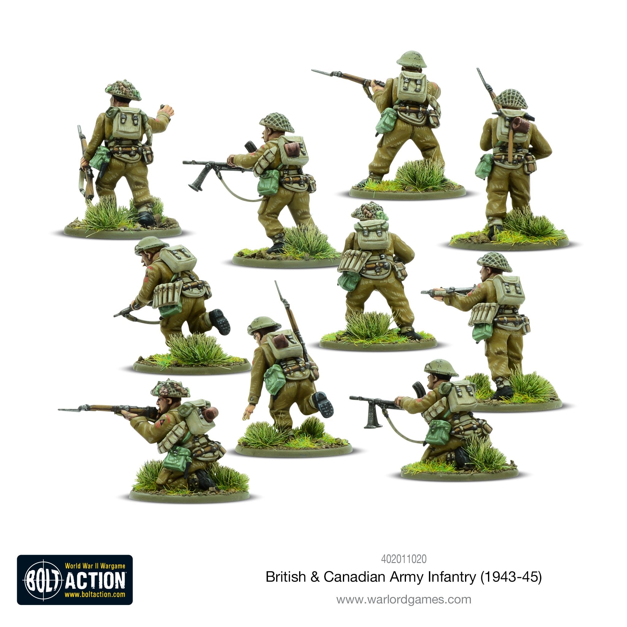 Bolt Action: British & Canadian Infantry (1943-45) (Plastic)