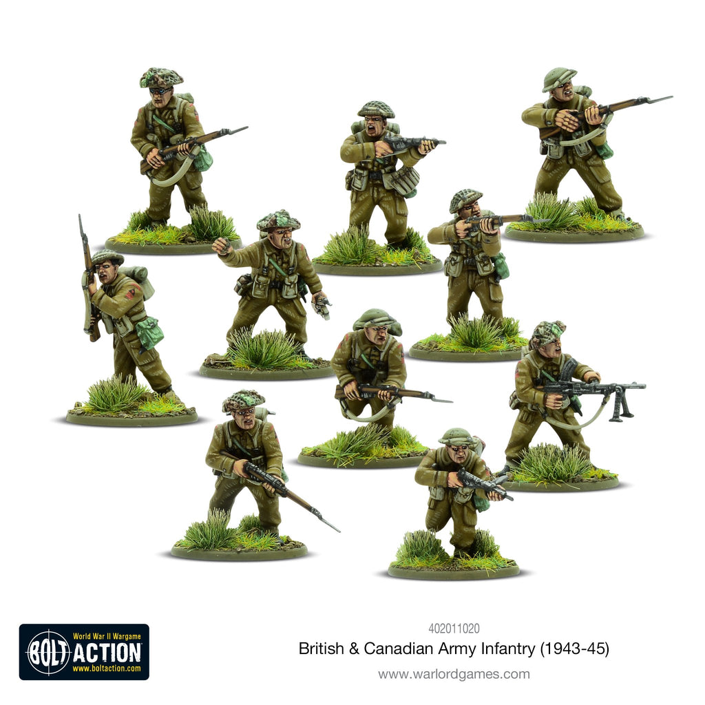 Bolt Action: British & Canadian Infantry (1943-45) (Plastic)