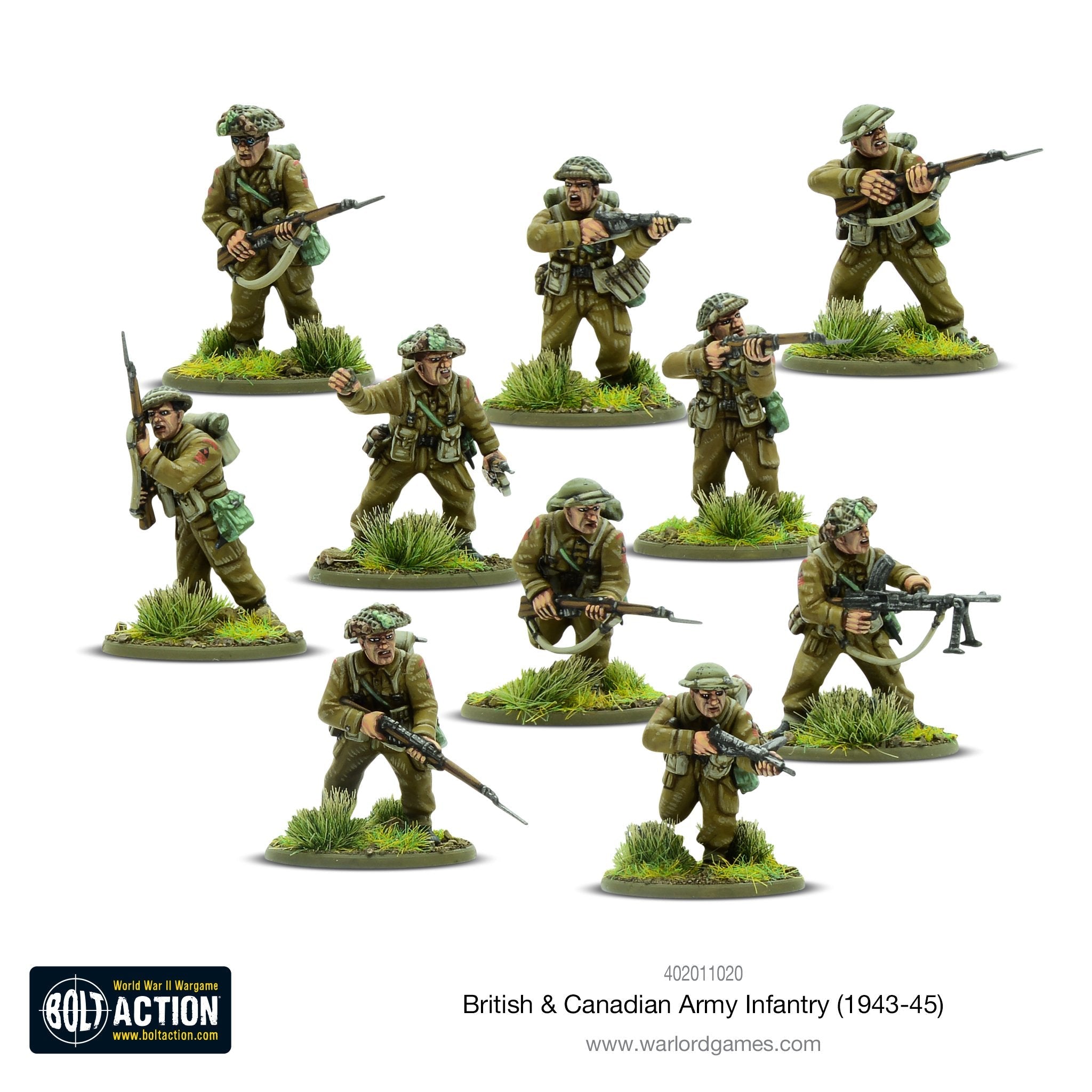 Bolt Action: British & Canadian Infantry (1943-45) (Plastic)