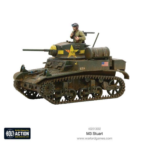Bolt Action: M3 Stuart Light Tank (Plastic)