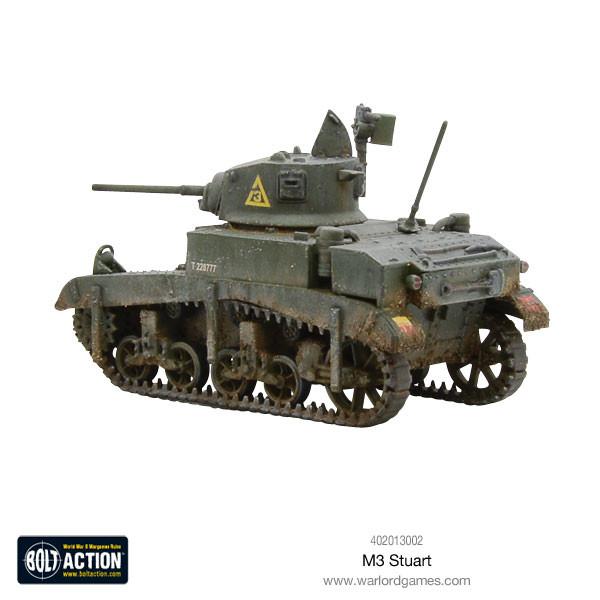 Bolt Action: M3 Stuart Light Tank (Plastic)