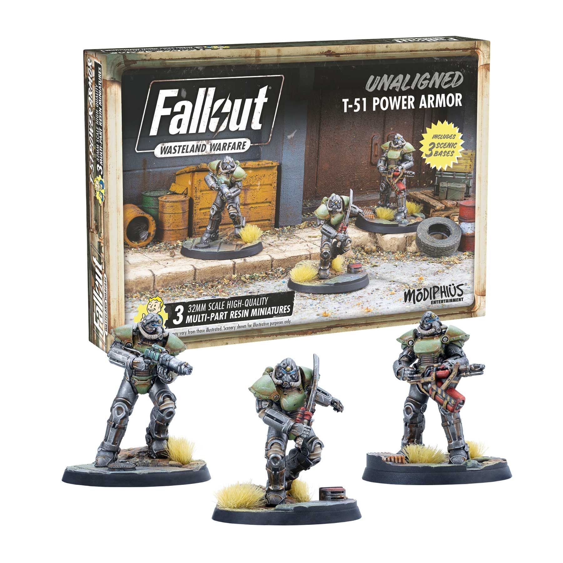 Fallout: Wasteland Warfare - Unaligned T-51 Power Armour