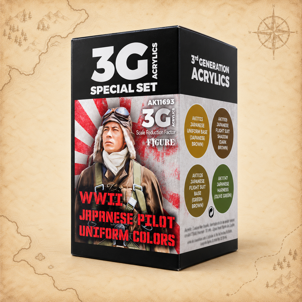 AK Interactive: 3G Air - WWII JAPAN UNIFORM COLORS AIR, alternate view