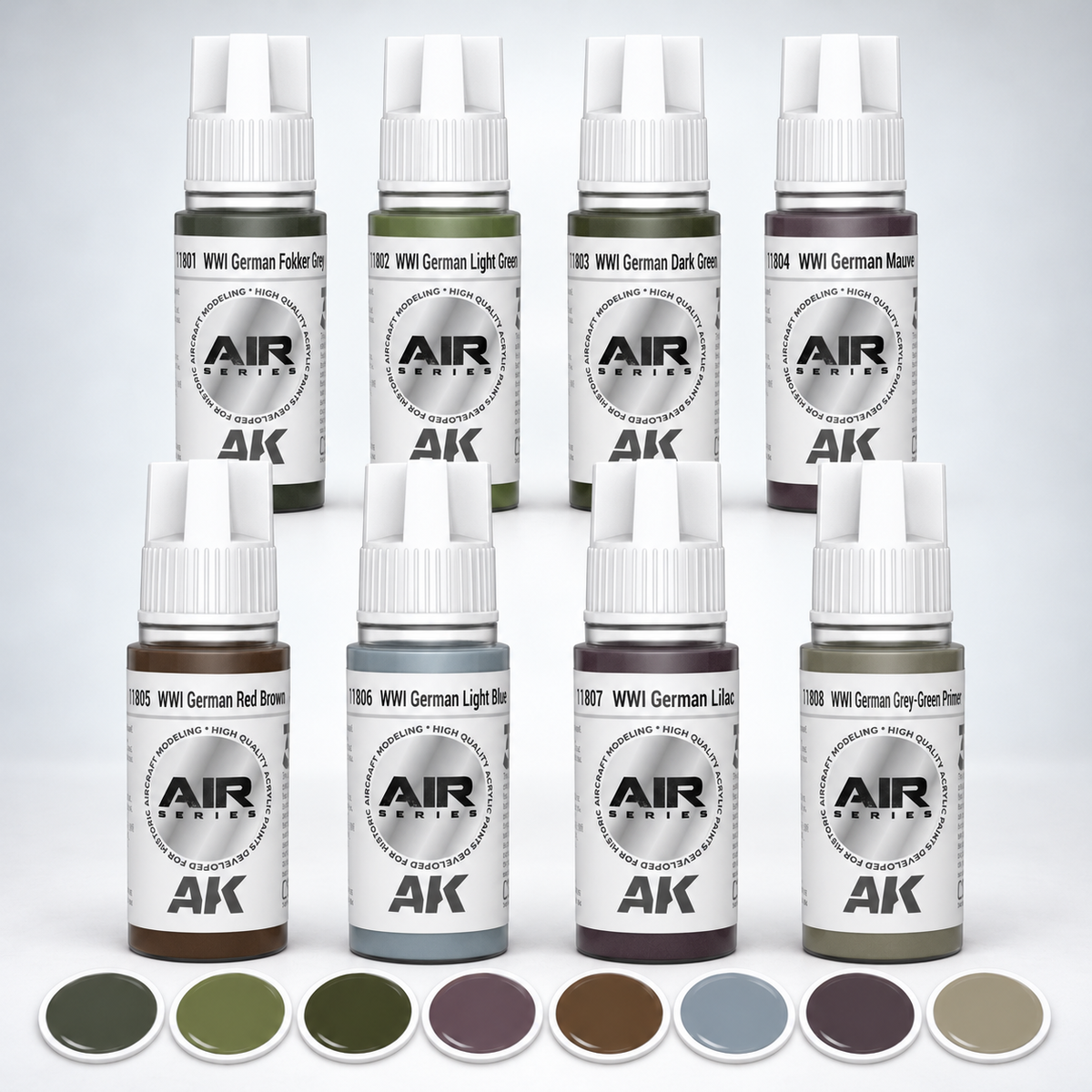 AK Interactive: 3G Air - WWI German Aircraft Colors SET, product