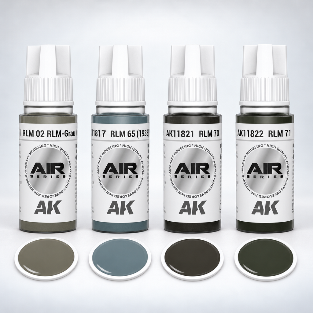 AK Interactive: 3G Air - WWII Luftwaffe Early War Colors SET, product