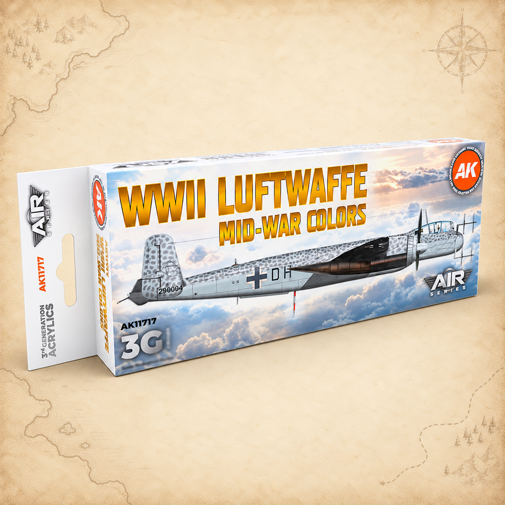 AK Interactive: 3G Air - WWII Luftwaffe Mid-War Colors SET, alternate view