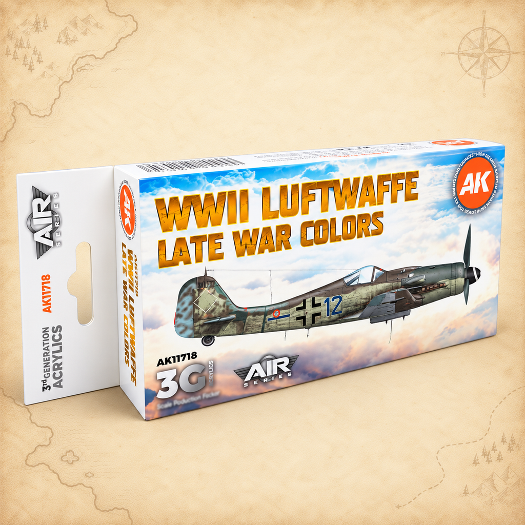 AK Interactive: 3G Air - WWII Luftwaffe Late War Colors SET, alternate view