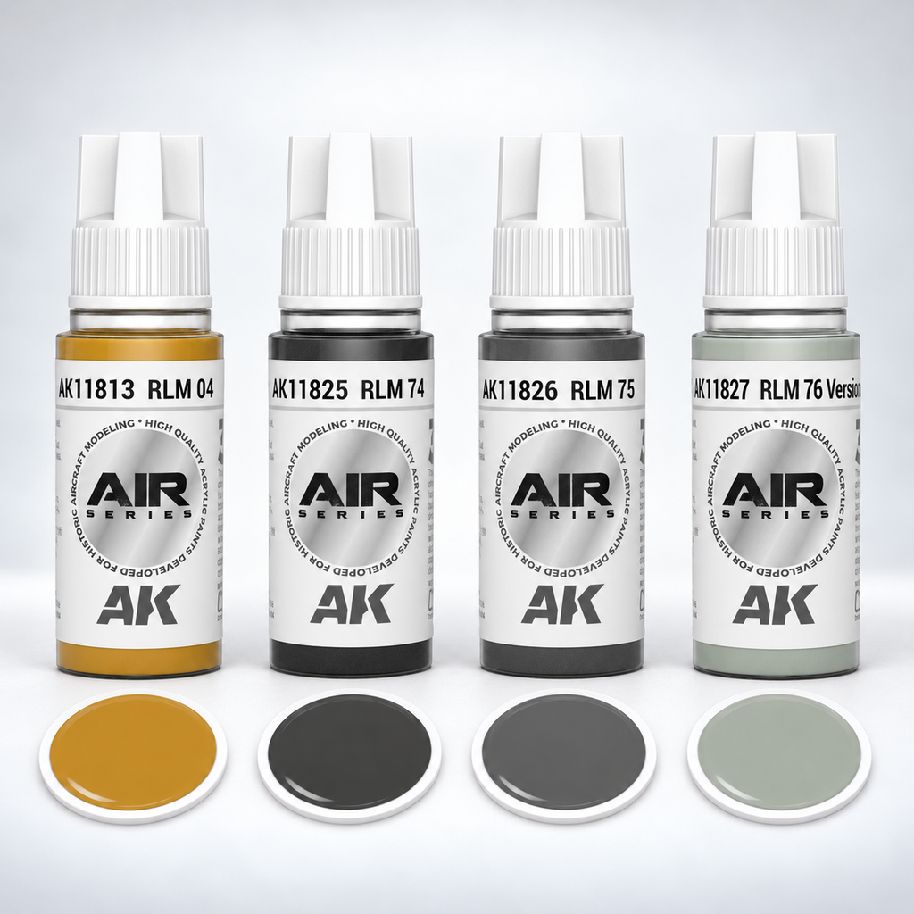 AK Interactive: 3G Air - WWII Luftwaffe Fighter Colors 1941-1944 SET, product