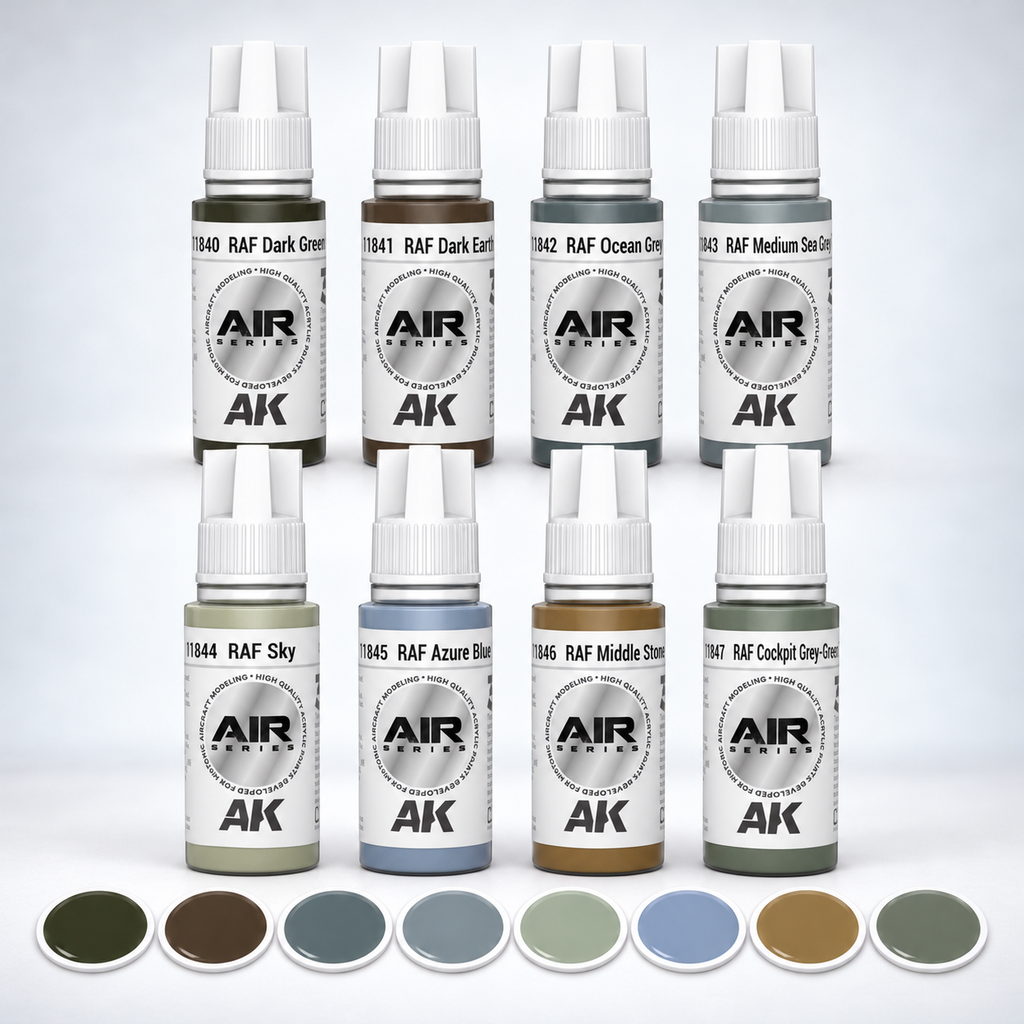 AK Interactive: 3G Air - WWII RAF Aircraft Colors SET, product