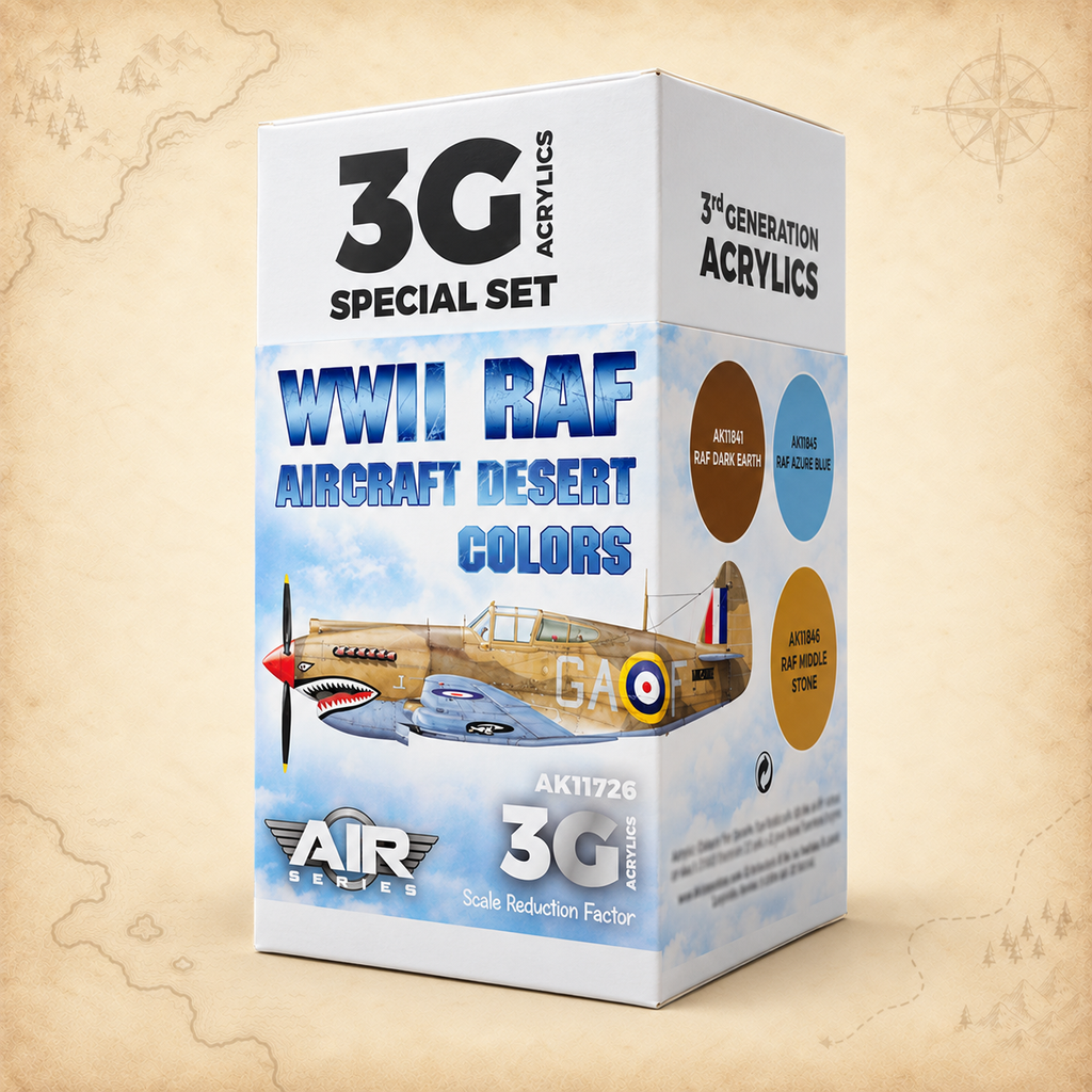 AK Interactive: 3G Air - WWII RAF Aircraft Desert Colors SET, alternate view