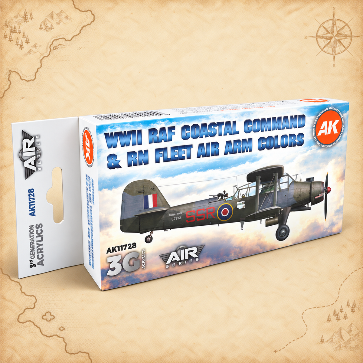 AK Interactive: 3G Air - WWII RAF Coastal Command & RN Fleet Air Arm SET, alternate view