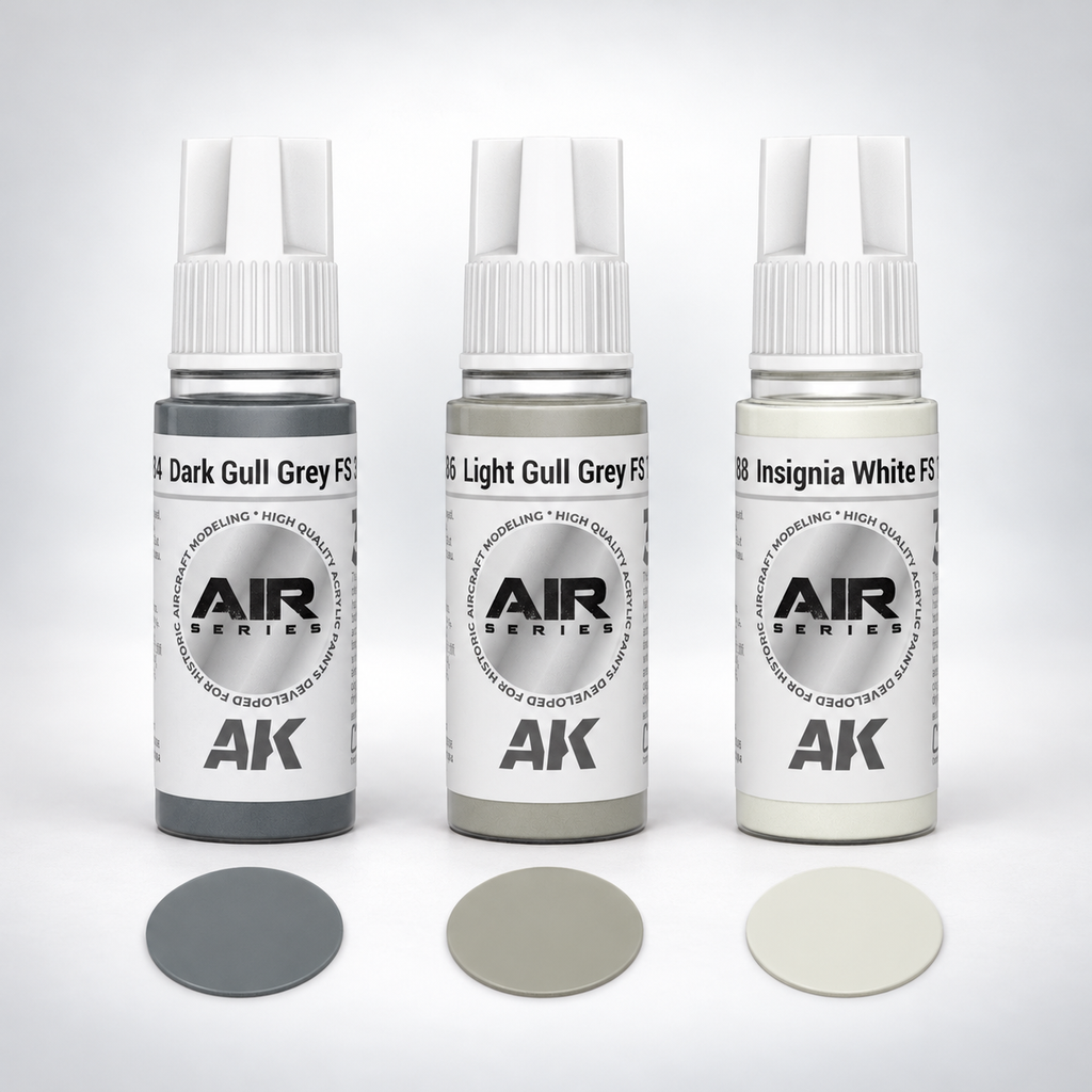 AK Interactive: 3G Air - WWII US Navy ASW Aircraft Colors SET, product