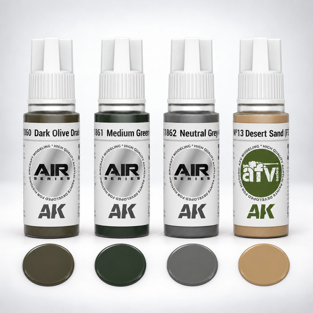 AK Interactive: 3G Air - WWII USAAF Aircraft Colors Vol.1 SET, product