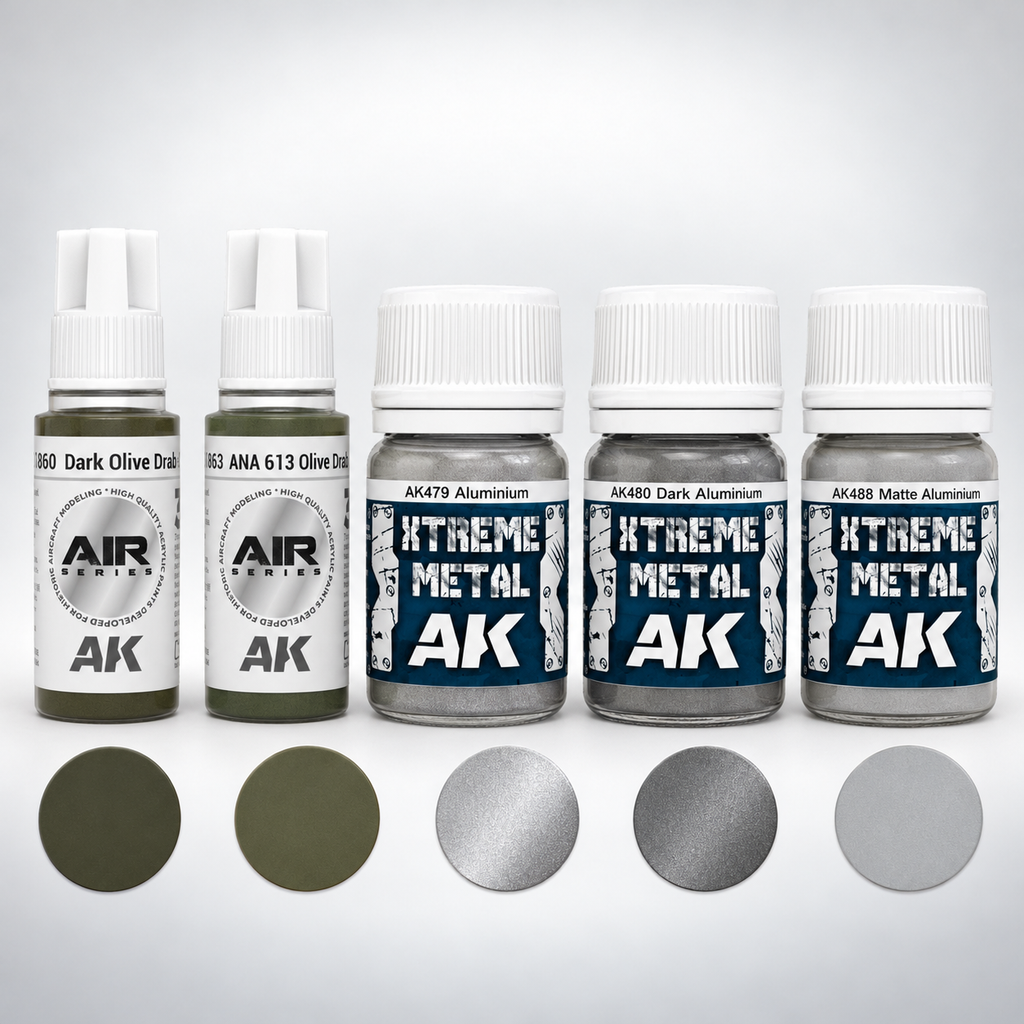AK Interactive: 3G Air - WWII USAAF Aircraft Colors Vol.2 SET, product