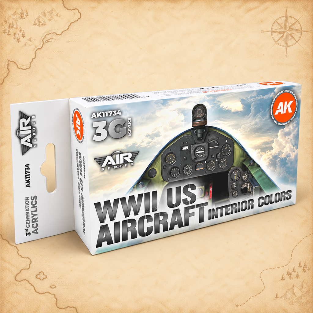 AK Interactive: 3G Air - WWII US Aircraft Interior Colors SET, alternate view