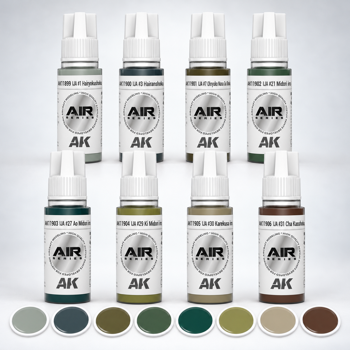 AK Interactive: 3G Air - WWII IJAAF Aircraft Colors SET, product