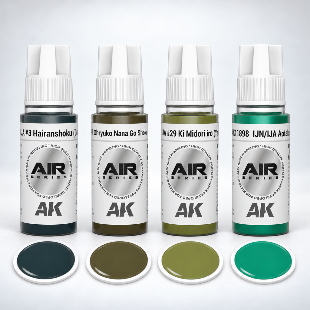 AK Interactive: 3G Air - WWII IJAAF Aircraft Interior Colors SET, product