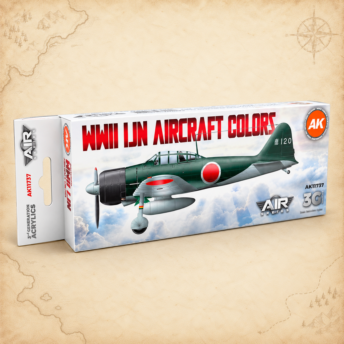 AK Interactive: 3G Air - WWII IJN Aircraft Colors SET, alternate view