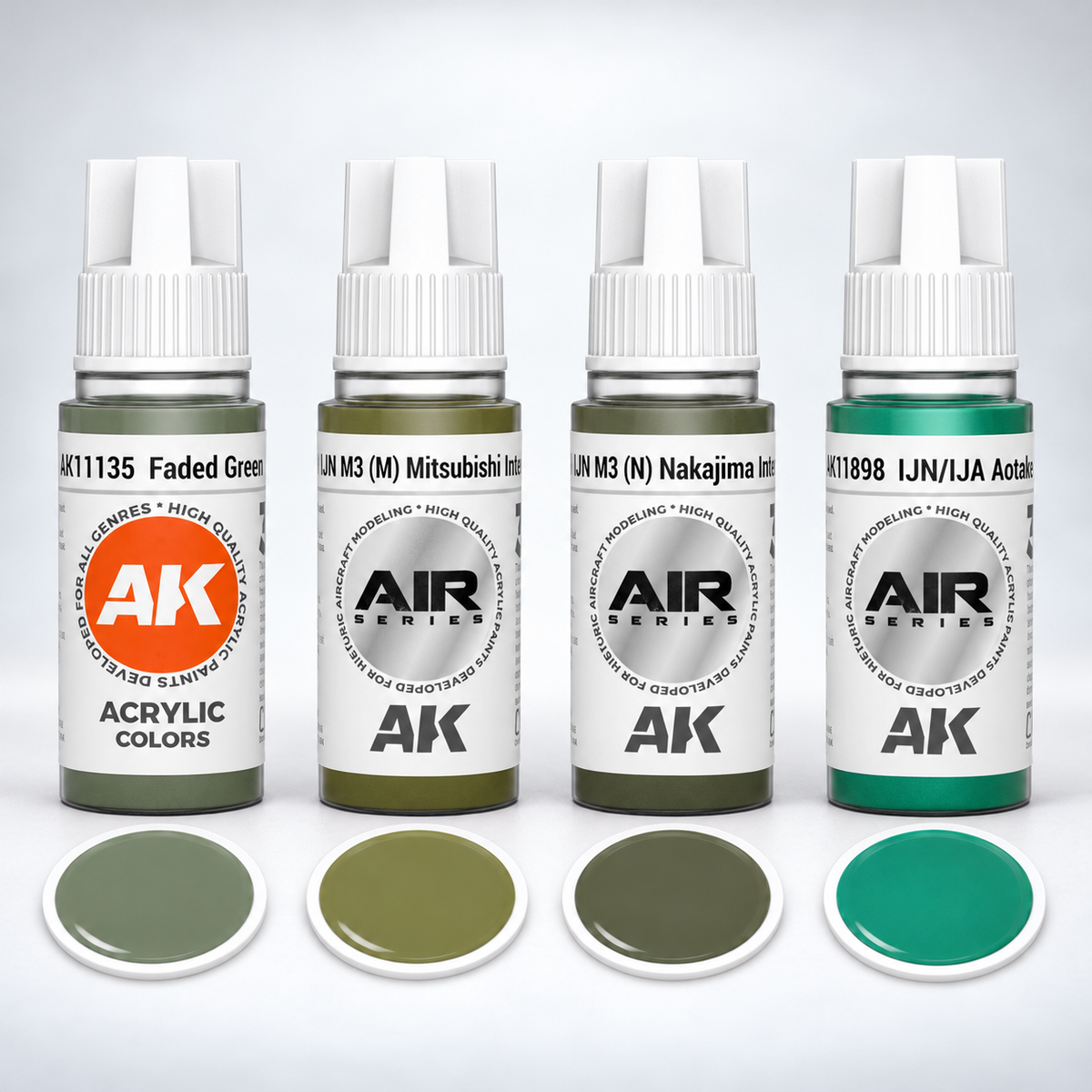AK Interactive: 3G Air - WWII IJN Aircraft Interior Colors SET, product