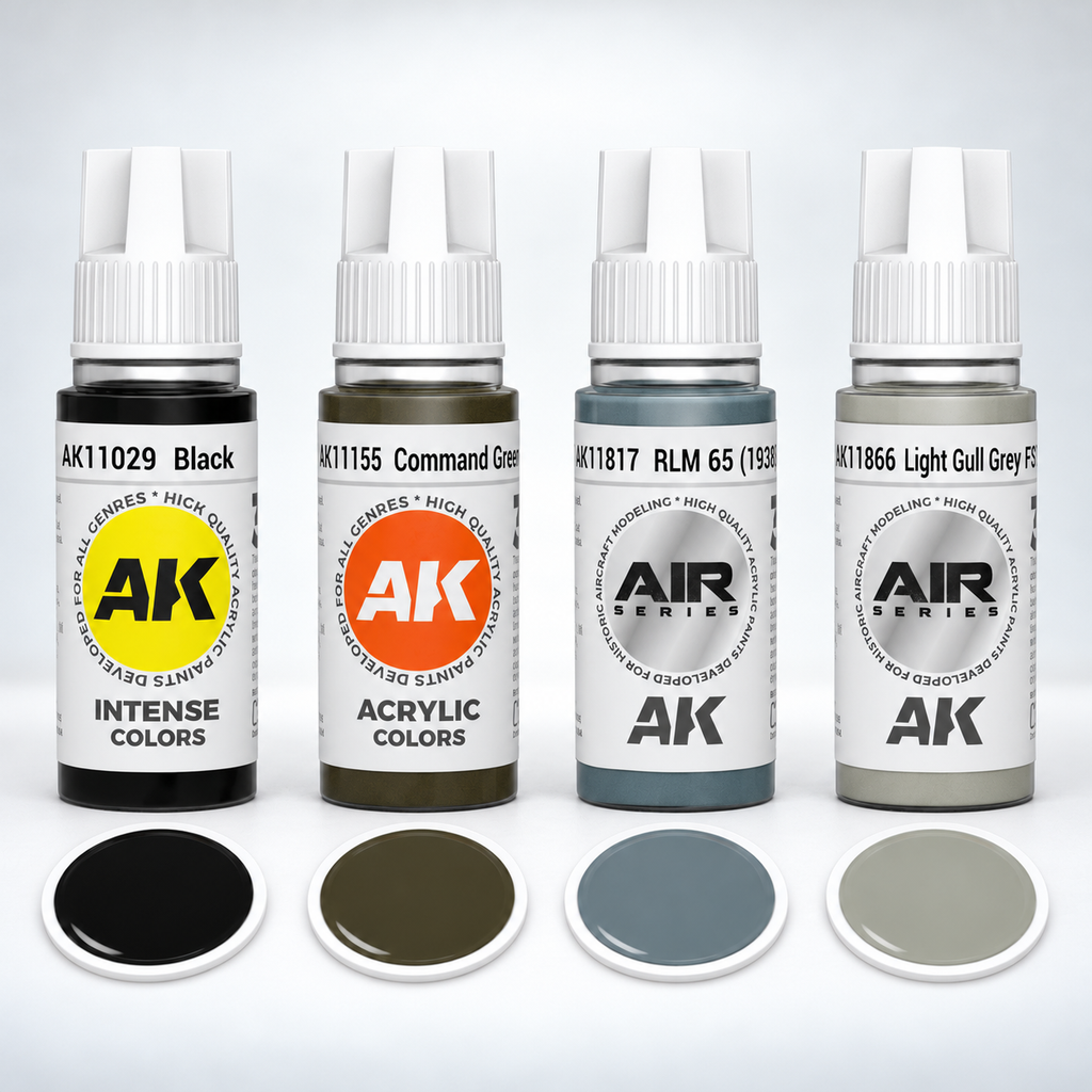 AK Interactive: 3G Air - WWII Finnish Air Force Colors SET, product