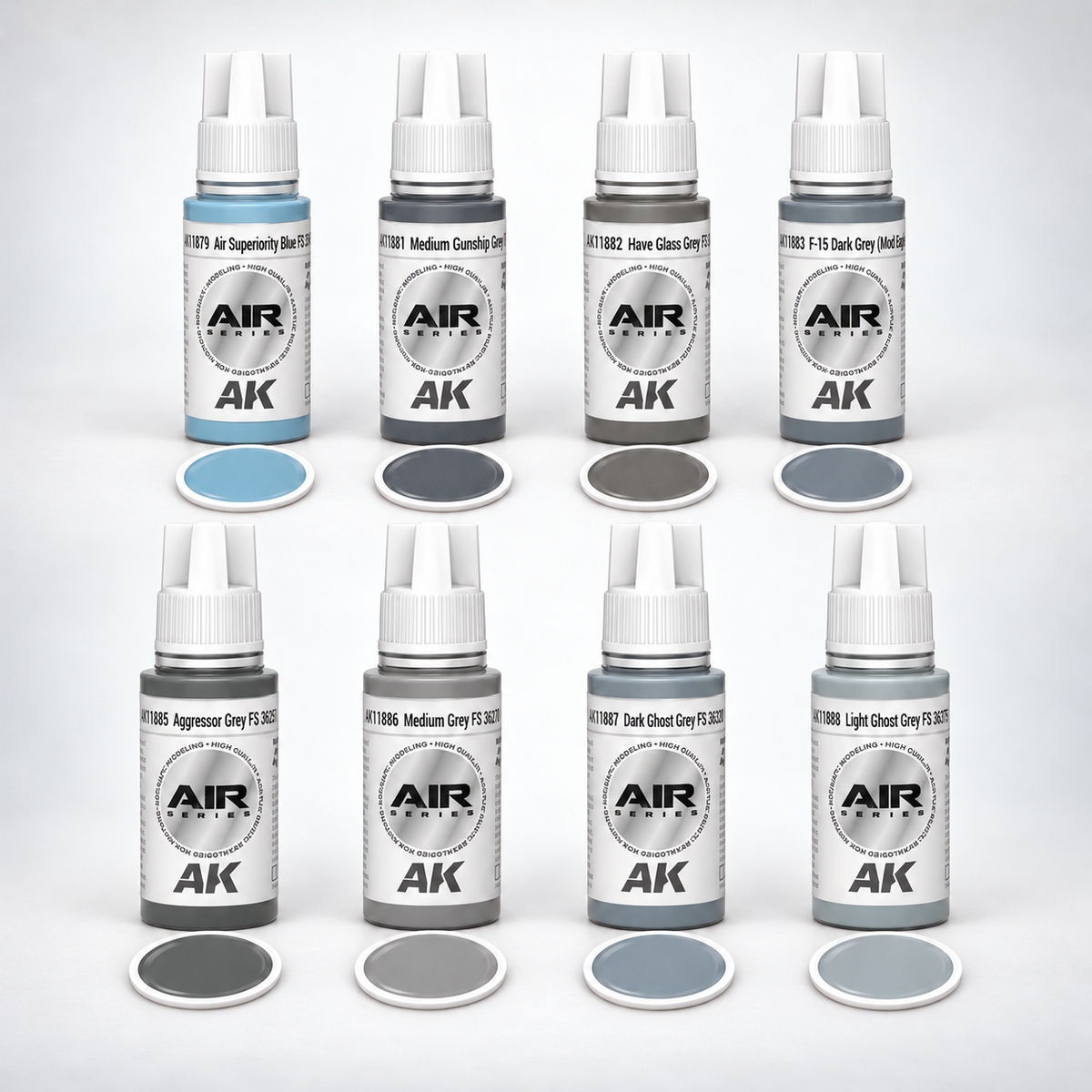 AK Interactive: 3G Air - US Air Force & ANG Modern Aircraft Colors SET, product