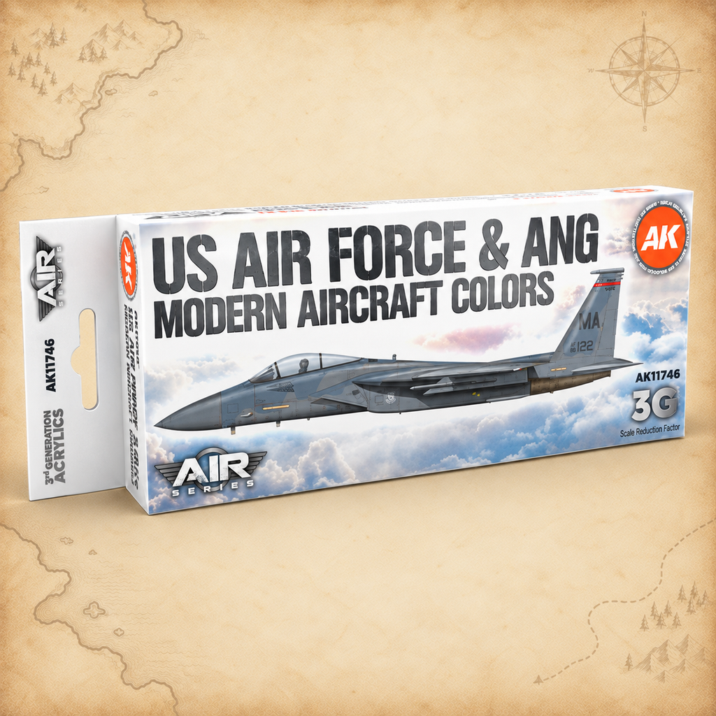 AK Interactive: 3G Air - US Air Force & ANG Modern Aircraft Colors SET, alternate view