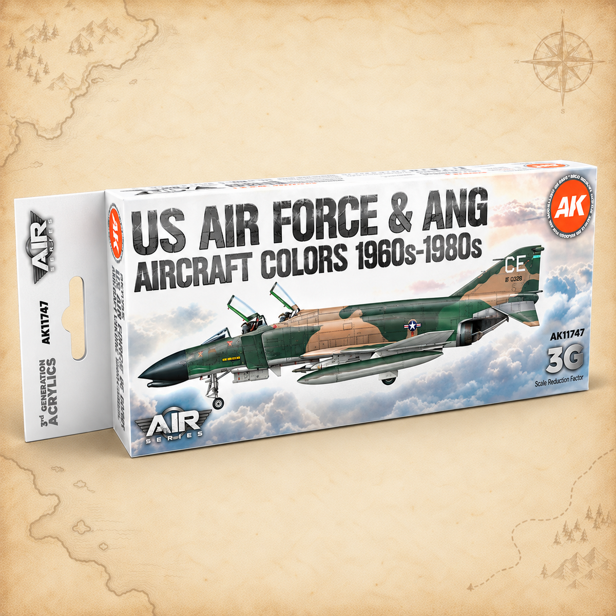 AK Interactive: 3G Air - US Air Force & ANG Aircraft 1960s-1980s SET, alternate view