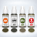 AK Interactive: 3G Air - US Army Helicopter Colors SET, product