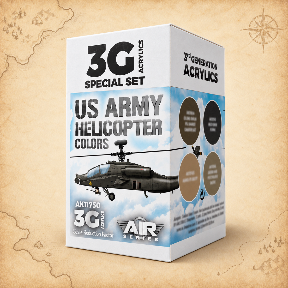 AK Interactive: 3G Air - US Army Helicopter Colors SET, alternate view