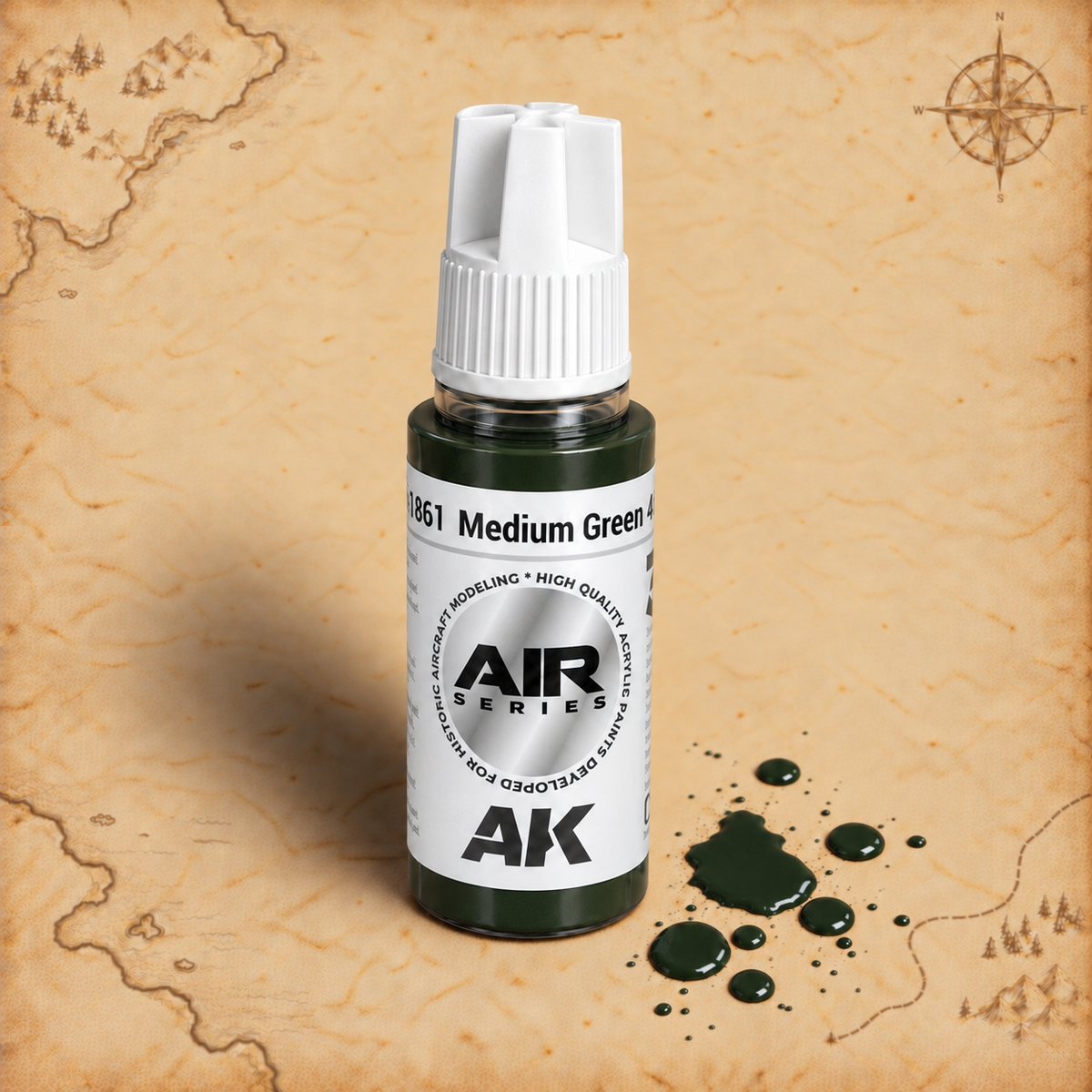 AK Interactive: 3G Air - Medium Green 42, alternate view