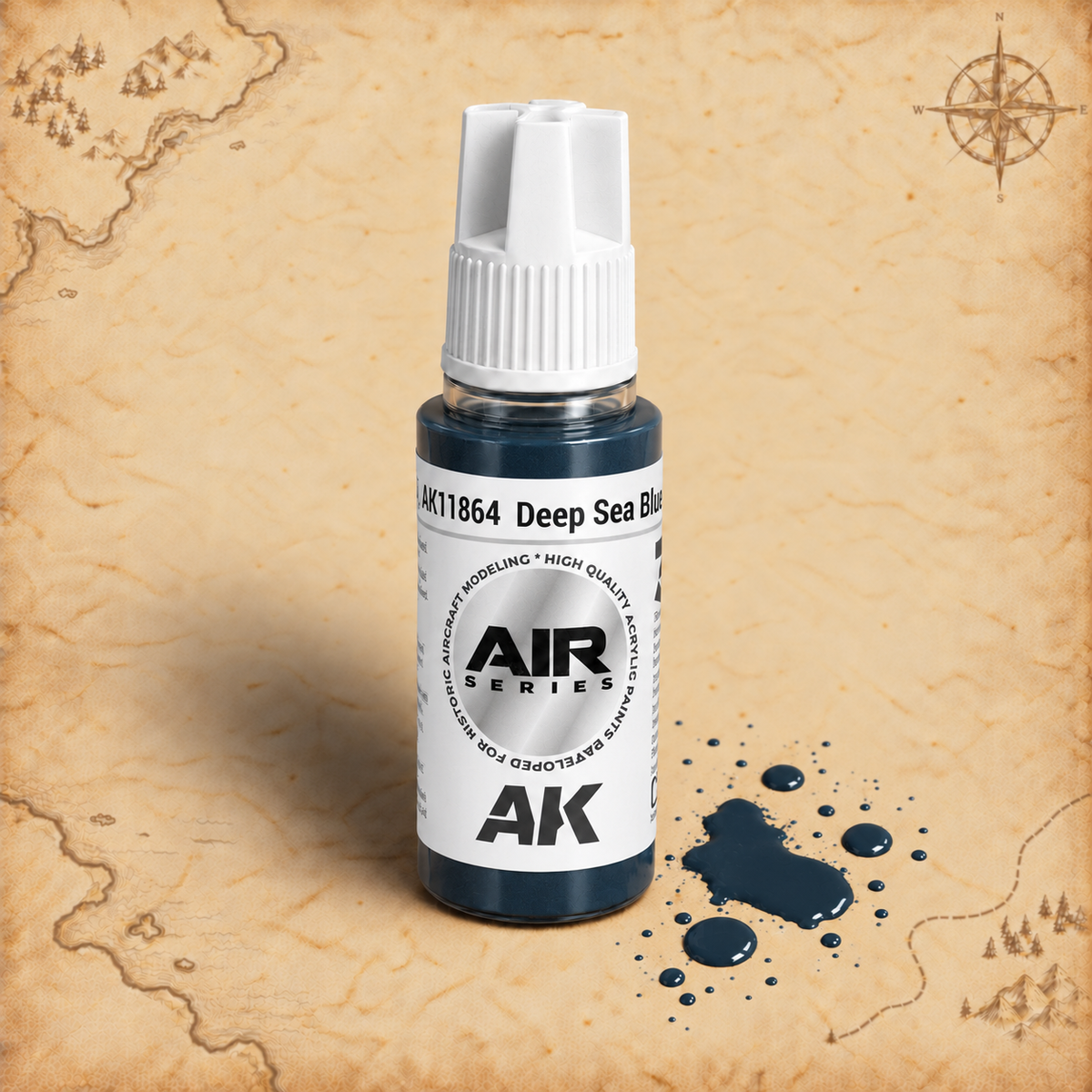 AK Interactive: 3G Air - Deep Sea Blue, alternate view