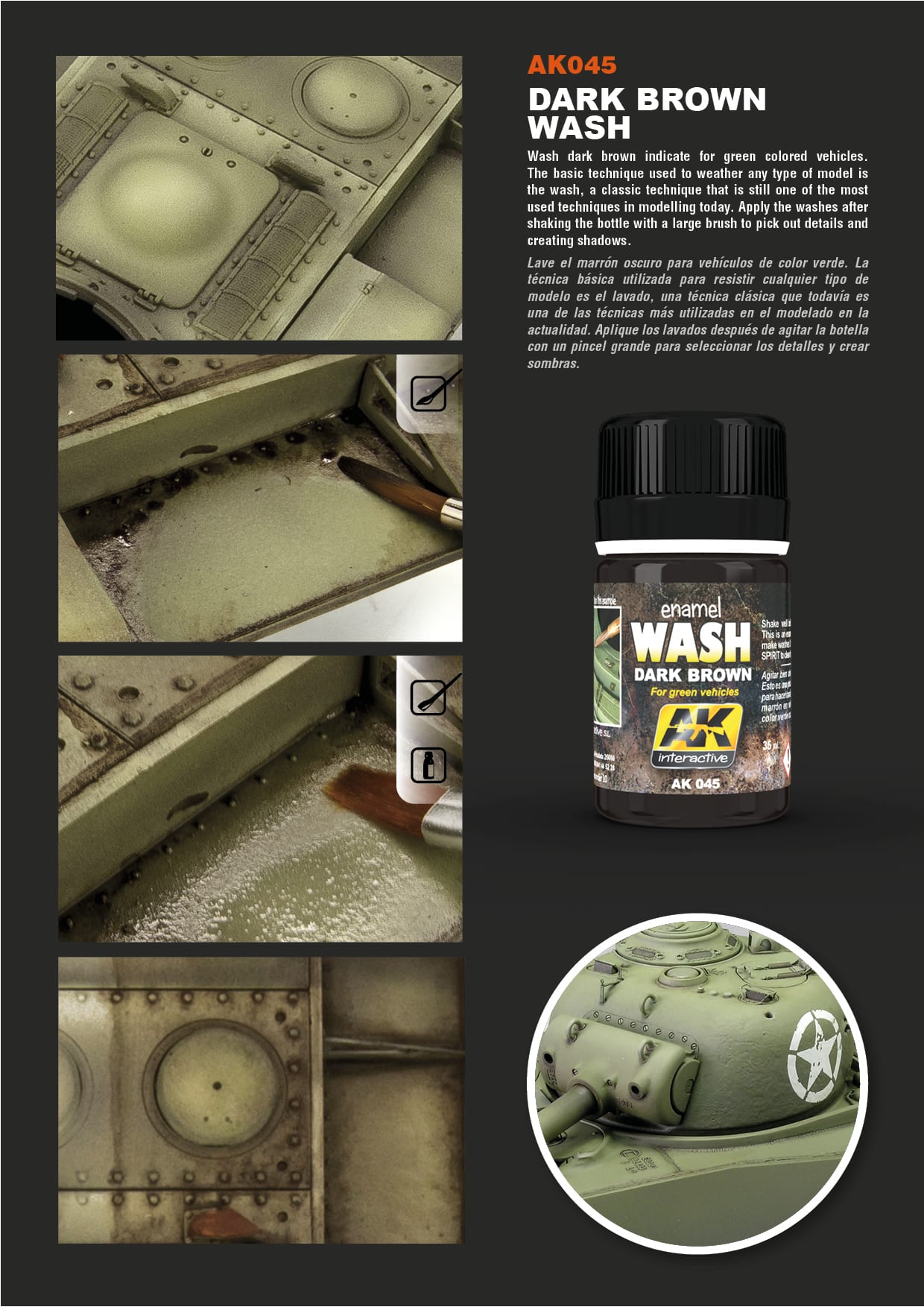 AK Interactive: Wash For Green Vehicles (35ml) - product image 2
