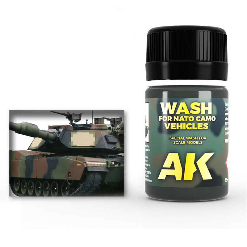 AK Interactive: Wash For NATO Vehicles (35ml) - product image 1