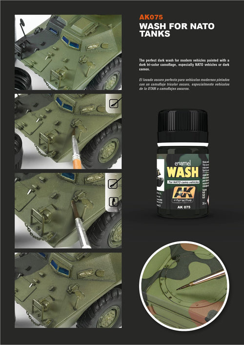 AK Interactive: Wash For NATO Vehicles (35ml) - product image 2