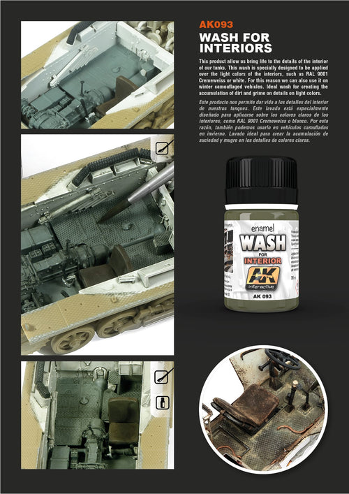 AK Interactive: Wash For Interiors (35ml) - product image 2