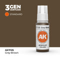 AK Interactive: 3G Acrylic Grey-Brown (17ml)